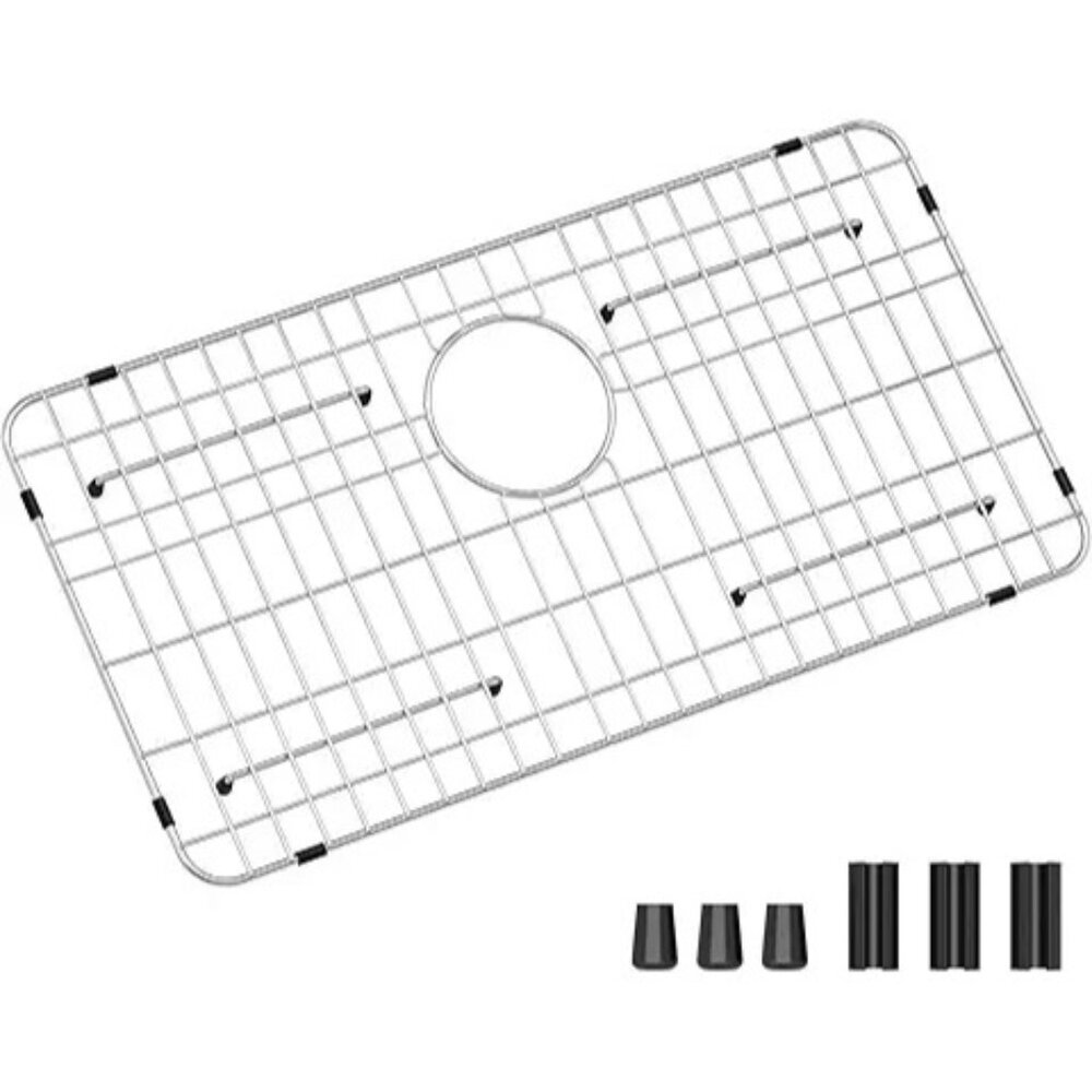 Stainless Steel Sink Grid With Drain Hole  AM01 P